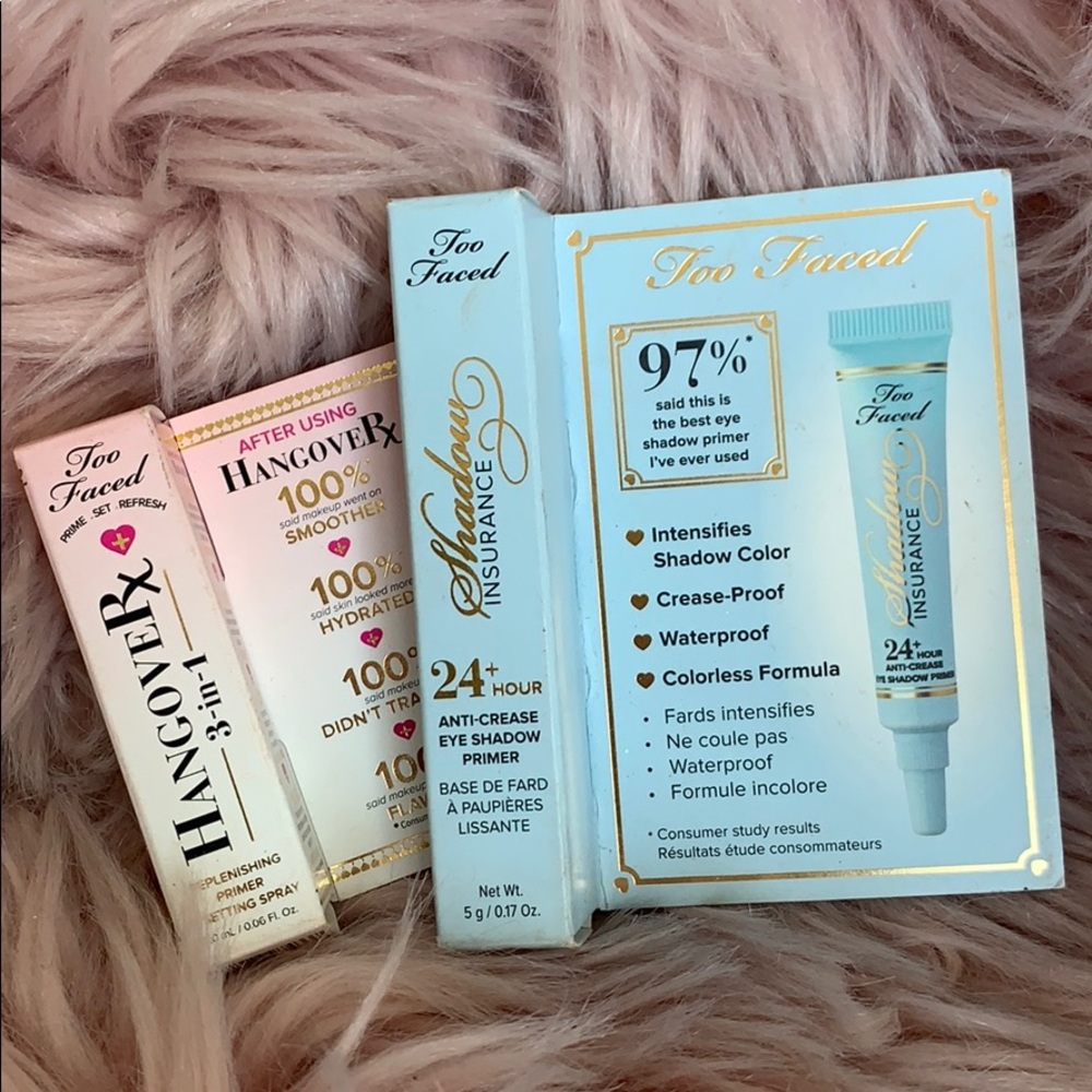 SOLD💕 Too Faced Shadow Insurance + Hangover